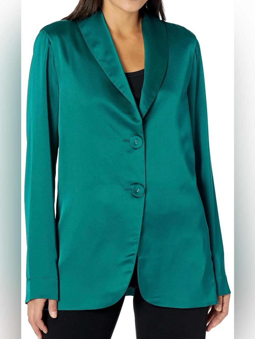 Show Me Your MuMu Teal Felix Single-Breasted Blazer